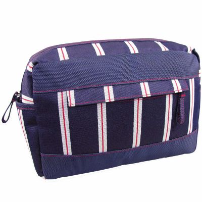 Stripe Toiletries Bag